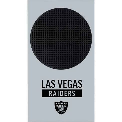 NFL Las Vegas Raiders Silver Performance Series Xbox Series S Console Skin